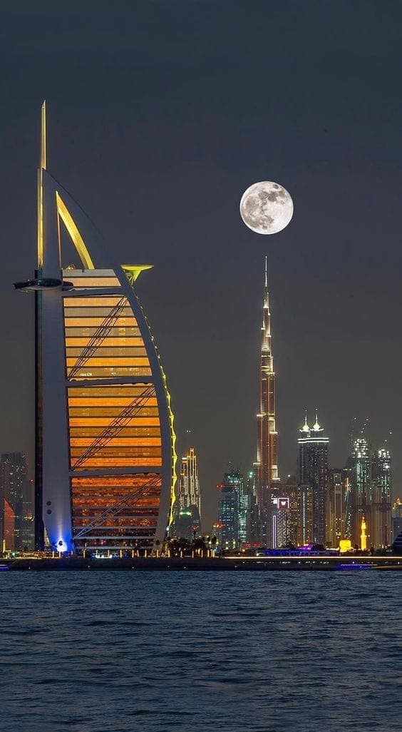 Vista de Dubái, Emiratos Árabes Unidos