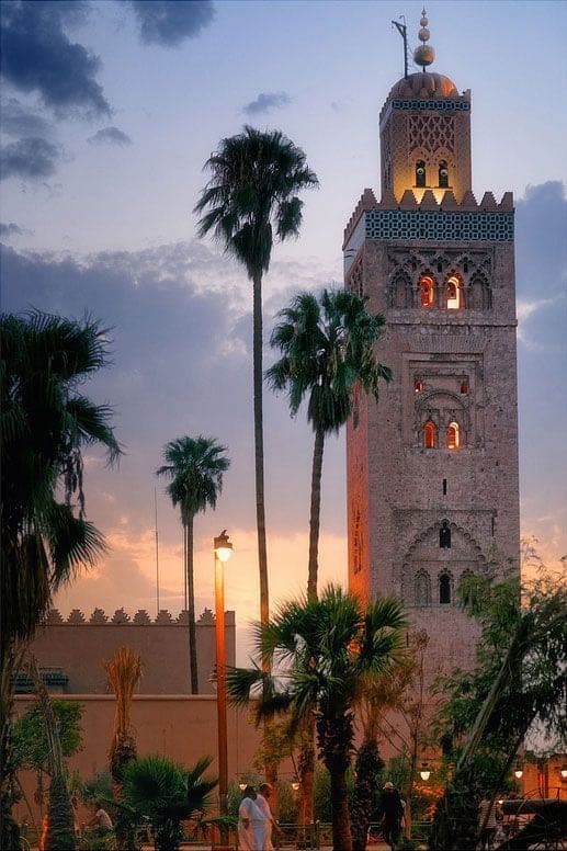 Vista de Marrakech, Marruecos