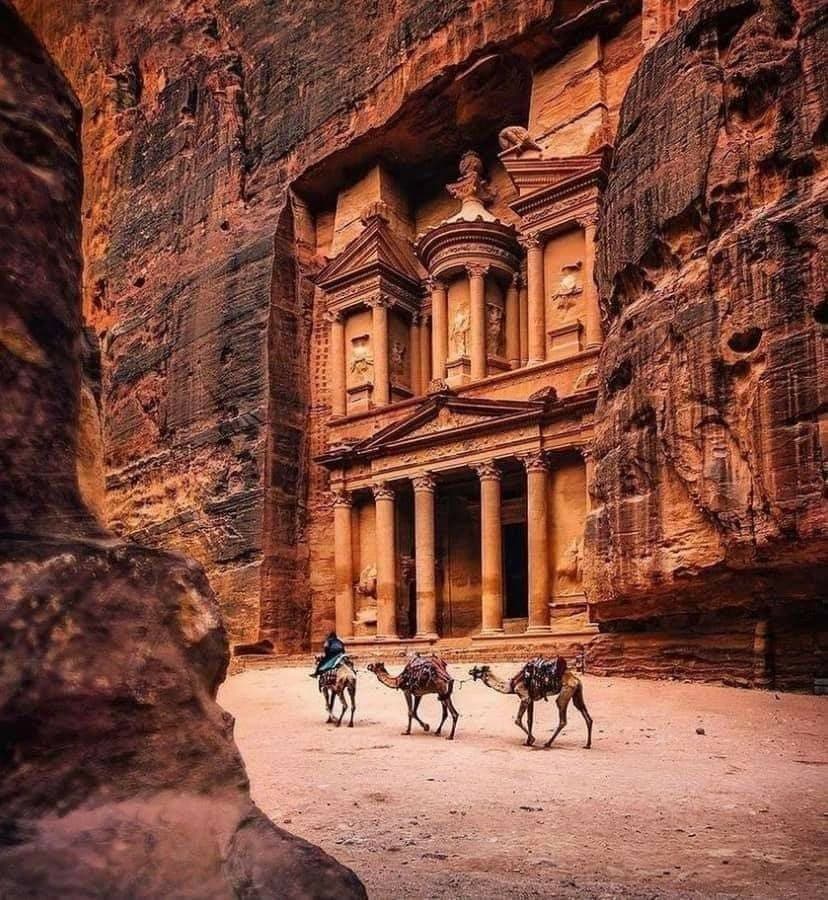 Vista de Petra, Jordania